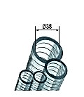 Çelik Telli Şeffaf Spiral Hortum (Ø38 mm)