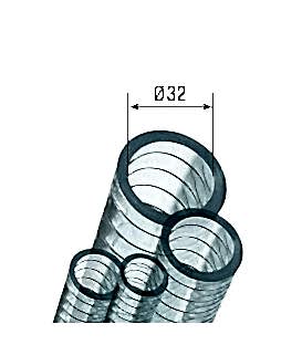 Çelik Telli Şeffaf Spiral Hortum (Ø32 mm)